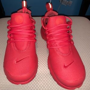 Nike ID custom red prestos